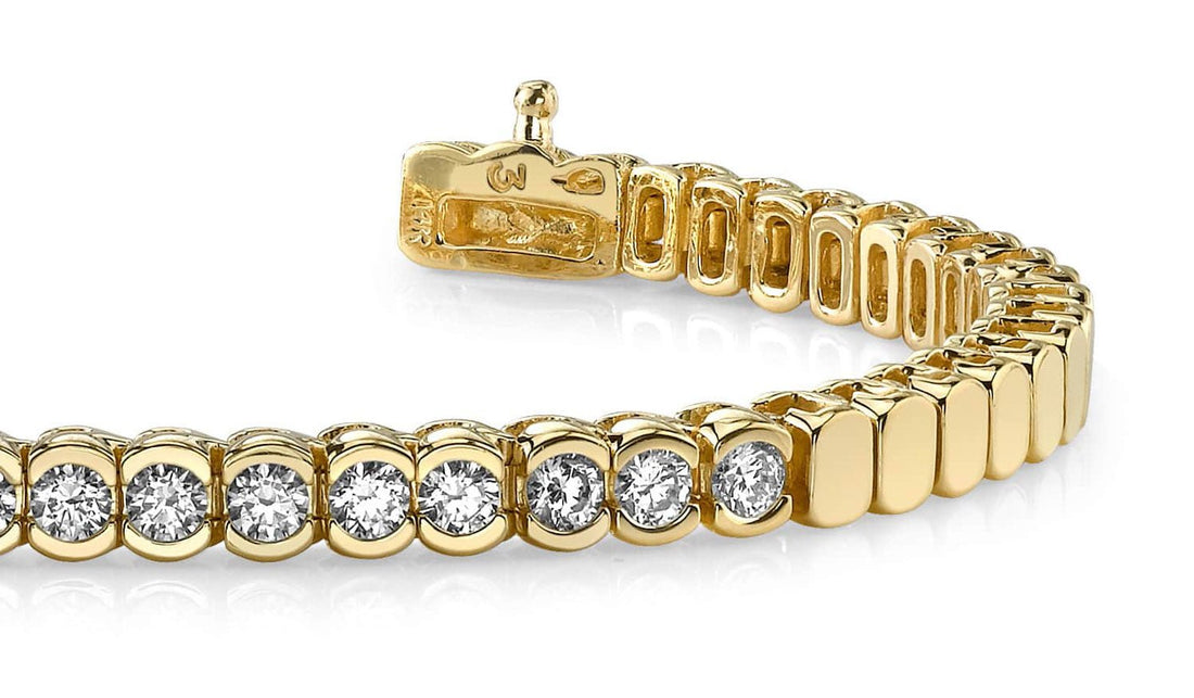 Diamond Tears Diamond Bracelet with 0.96 ct.(finished) 2.5mm - Luxury Time NYC