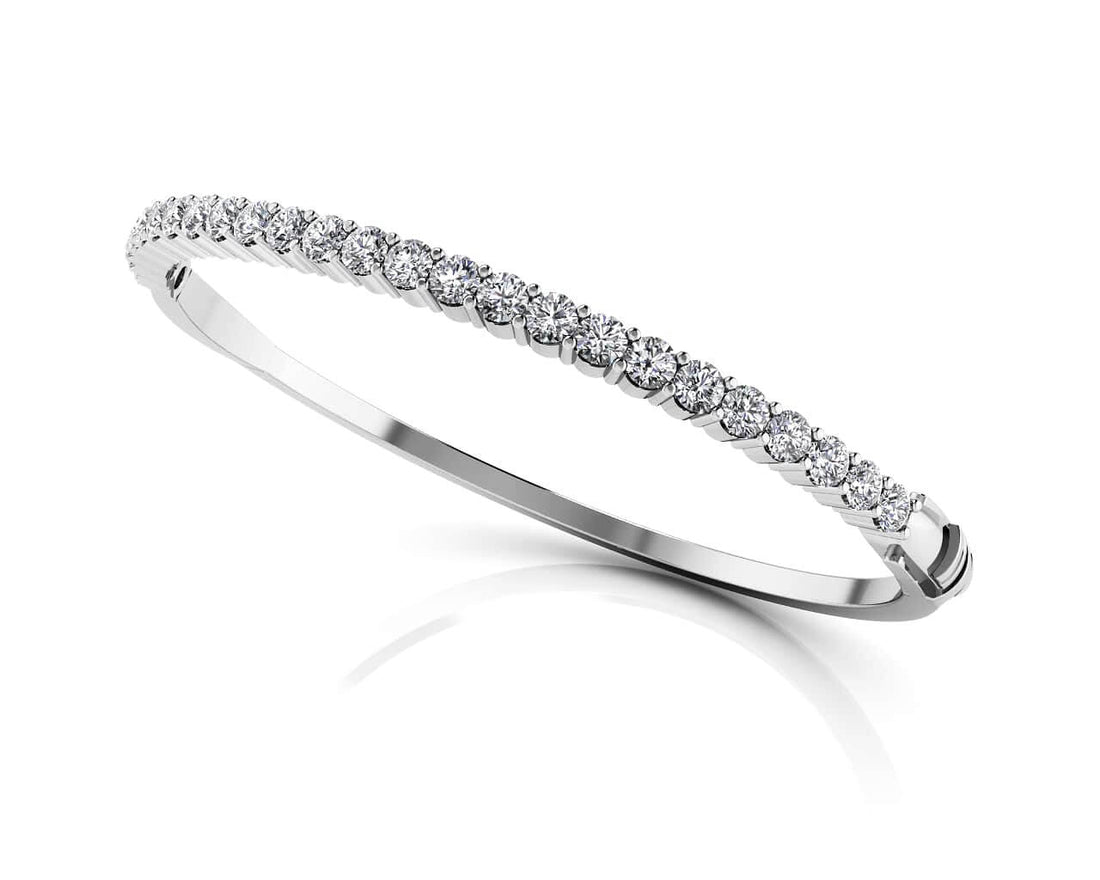 Diamond Top Bangle Diamond with 1.44 ct.(finished) 2.6mm - Luxury Time NYC