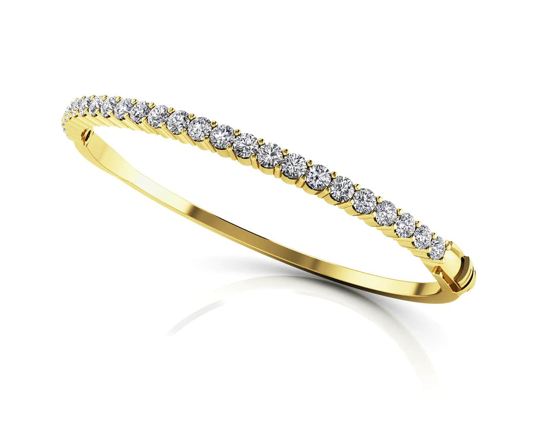 Diamond Top Bangle Diamond with 1.90 ct.(finished) 2.9mm - Luxury Time NYC