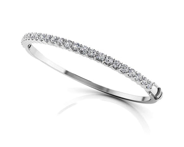 Diamond Top Lab - Grown Diamond Bangle with 2.50 ct.(finished) 3.25mm - Luxury Time NYC