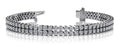 Double Row Lab - Grown Diamond Bracelet with 4.16 ct.(finished) 2.0mm - Luxury Time NYC