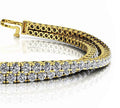 Double Strand Flexible Diamond Bracelet with 4.62 ct.(finished) 1.9mm - Luxury Time NYC