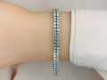 Double Strand Flexible Diamond Bracelet with 7.56 ct.(finished) 2.5mm - Luxury Time NYC