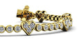 Eight of Hearts Diamond Tennis Diamond Bracelet with 2.11 ct.(finished) 2mm - Luxury Time NYC