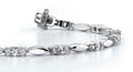 Elliptical Link Lab - Grown Diamond Bracelet with 3.08 ct.(finished) 2.5mm, 3.5mm - Luxury Time NYC