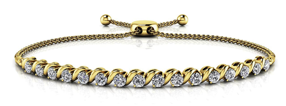 Embrace Adjustable Lab - Grown Diamond Bracelet with 1.11 ct.(finished) 2.75mm - Luxury Time NYC