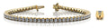 Enchanted Tulip Lab - Grown Diamond Tennis Bracelet with 2.31 ct.(finished) 2mm - Luxury Time NYC