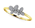 Enchanting Diamond Butterfly Bangle Diamond with 0.99 ct.(finished) - Luxury Time NYC