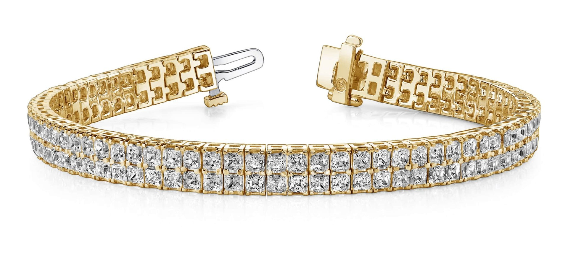 Endless Dreams Princess Cut Tennis Bracelet Lab - Grown Diamond with 14.88 ct.(finished) 2.7mm - Luxury Time NYC