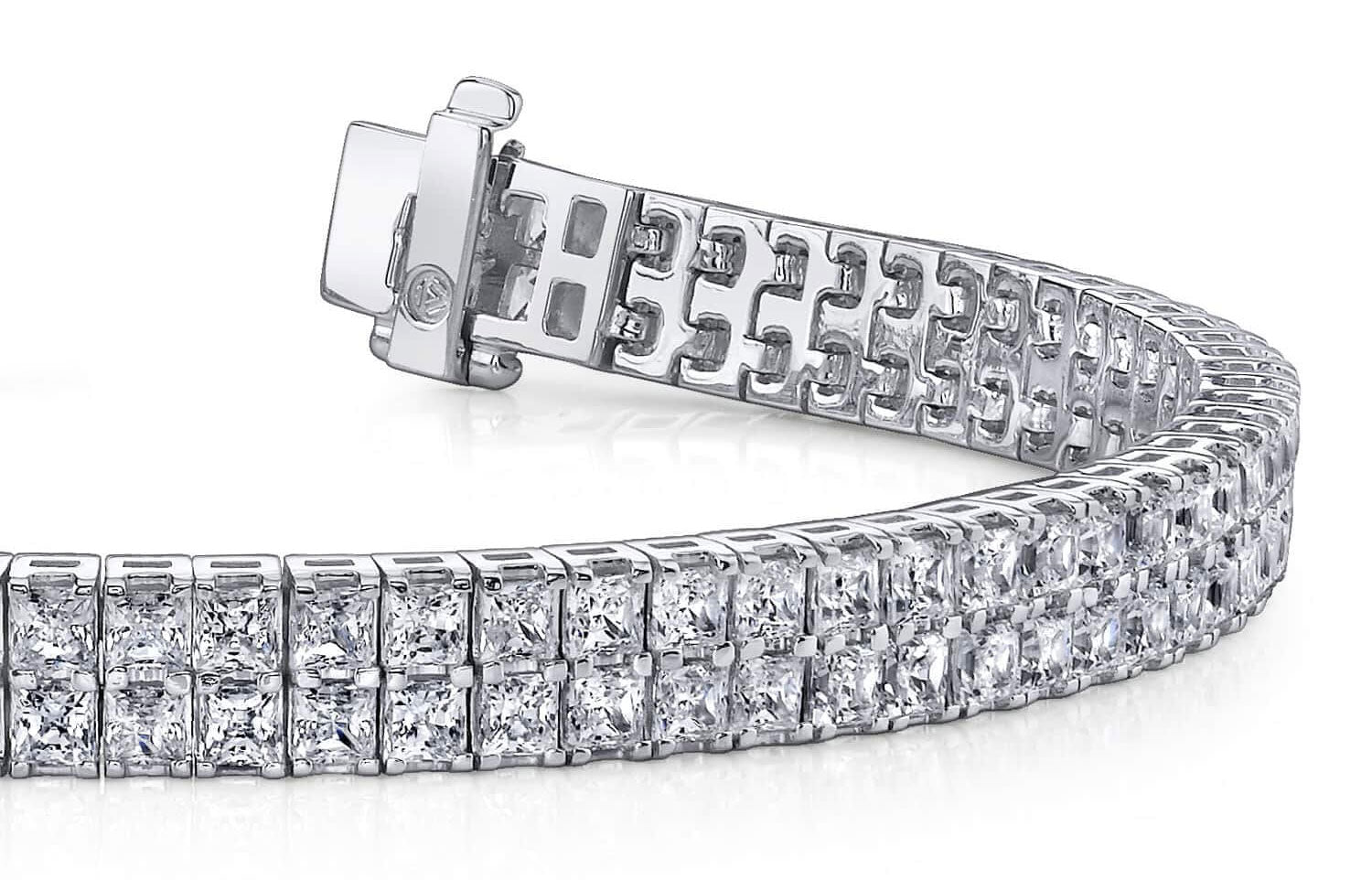 Endless Dreams Princess Cut Tennis Bracelet Lab - Grown Diamond with 14.88 ct.(finished) 2.7mm - Luxury Time NYC