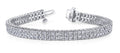 Endless Dreams Princess Cut Tennis Diamond Bracelet with 8.40 ct.(finished) 1.9mm - Luxury Time NYC