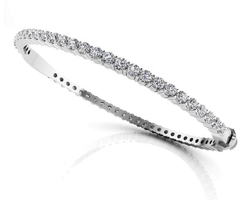 Endless Elegance Lab - Grown Diamond Bangle with 3.24 ct.(finished) 2.5mm - Luxury Time NYC