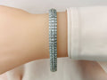 Exquisite Classic Diamond Bracelet with 9.82 ct.(finished) 2.0mm, 2.5mm - Luxury Time NYC