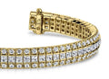 Exquisite Classic Diamond Bracelet with 9.82 ct.(finished) 2.0mm, 2.5mm - Luxury Time NYC