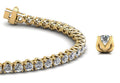 Fiery Flame Diamond Tennis Bracelet with 11.22 ct.(finished) 4.3mm - Luxury Time NYC