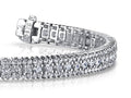 Flashy Prong Set Diamond Bracelet with 6.82 ct.(finished) 1.3mm, 2.6mm - Luxury Time NYC