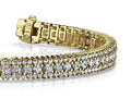 Flashy Prong Set Lab - Grown Diamond Bracelet with 4.49 ct.(finished) 1.1mm, 2.1mm - Luxury Time NYC