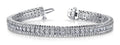 Flashy Prong Set Lab - Grown Diamond Bracelet with 4.49 ct.(finished) 1.1mm, 2.1mm - Luxury Time NYC