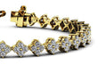 Fleur Diamond Cluster Diamond Bracelet with 2.90 ct.(finished) 1.75mm - Luxury Time NYC