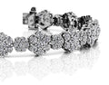 Flower Cluster Diamond Bracelet with 5.78 ct.(finished) - Luxury Time NYC