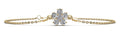 Flower Shaped Diamond Adjustable Diamond Bracelet with 0.96 ct.(finished) 3.5mm - Luxury Time NYC