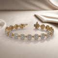 Flowers Of Love Diamond Bracelet with 12.50 ct.(finished) 3mm - Luxury Time NYC