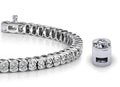 Half Bezel Confidence Diamond Tennis Bracelet with 2.02 ct.(finished) 1.8mm - Luxury Time NYC