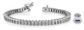 Half Bezel Confidence Diamond Tennis Bracelet with 6.02 ct.(finished) 3.2mm - Luxury Time NYC