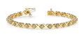 Illusion X And Diamond Bracelet with 1.27 ct.(finished) 2.5mm - Luxury Time NYC