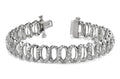 Intertwined Diamond Bracelet with 5.01 ct.(finished) 1.5mm, 1.75mm, 2mm - Luxury Time NYC