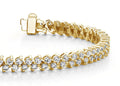 Italic Diamond Tennis Bracelet Lab - Grown Diamond with 4.99 ct.(finished) 2.25mm - Luxury Time NYC