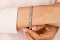 Leaning Fence Diamond Bracelet with 1.02 ct.(finished) 1.4mm - Luxury Time NYC