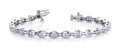 Linked Eye Diamond Bracelet with 1.54 ct.(finished) 2.7mm - Luxury Time NYC