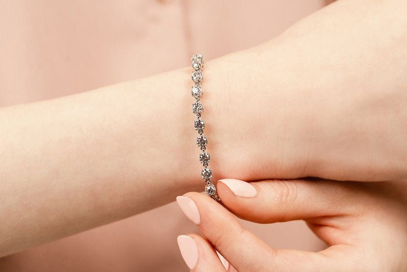 Linked Lab - Grown Diamond Tennis Bracelet with 2.34 ct.(finished) 2.5mm - Luxury Time NYC