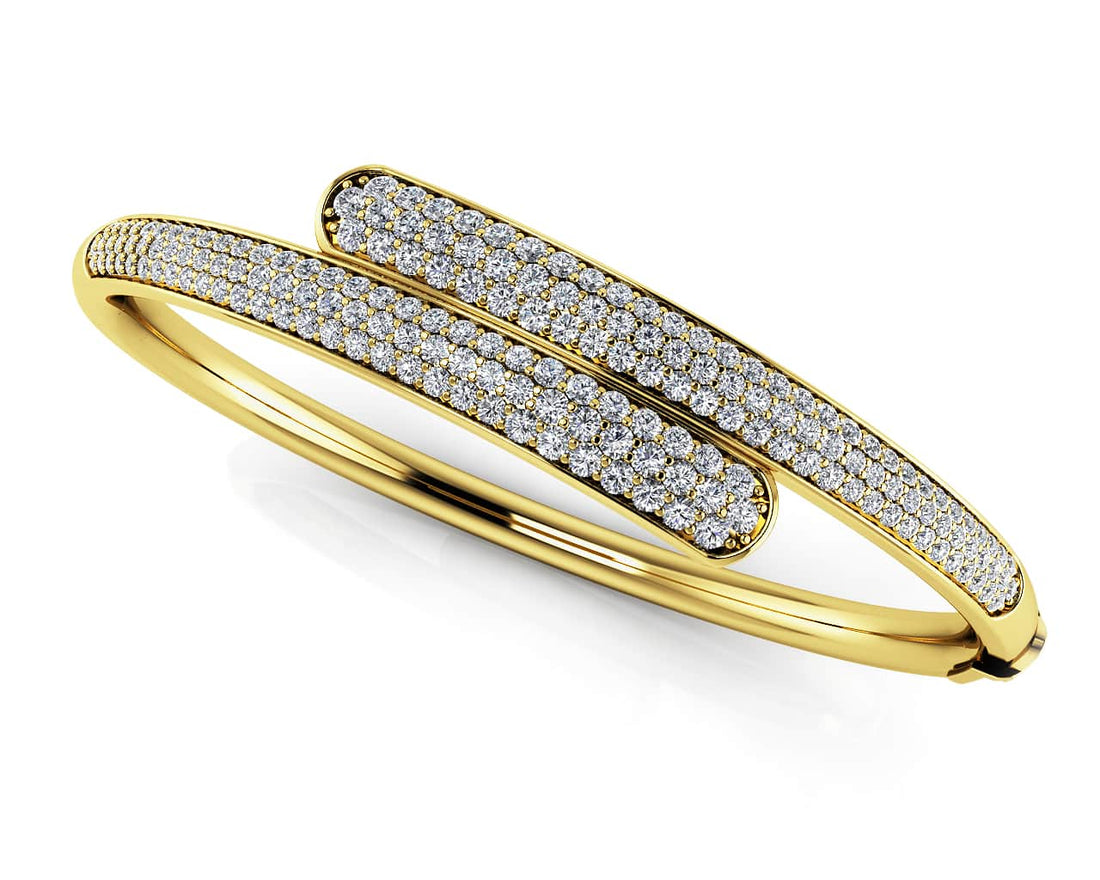 Luxe Lab - Grown Diamond Bangle with 2.24 ct.(finished) 1.2mm, 1.4mm, 1.6mm - Luxury Time NYC