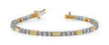 Memento Triple Diamond And Link Diamond Bracelet with 2.25 ct.(finished) 2.75mm - Luxury Time NYC