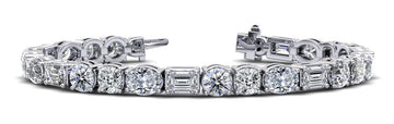 Mixed Shape Brilliance Diamond Bracelet with 22.80 ct.(finished) - Luxury Time NYC