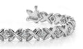 Multi Faceted Diamond Bracelet with 0.81 ct.(finished) 2.0mm - Luxury Time NYC