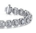 Octagon Red Carpet Diamond Bracelet with 13.45 ct.(finished) 1.4mm, 5.0mm - Luxury Time NYC