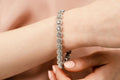 Octagon Red Carpet Diamond Bracelet with 13.45 ct.(finished) 1.4mm, 5.0mm - Luxury Time NYC