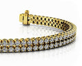 Opulent Double Row Diamond Tennis Bracelet Lab - Grown Diamond with 3.50 ct.(finished) 1.8mm - Luxury Time NYC