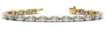 Ovals and Brilliant Rounds Diamond Bracelets Diamond with 15.39 ct.(finished) 6x4mm, 2mm - Luxury Time NYC