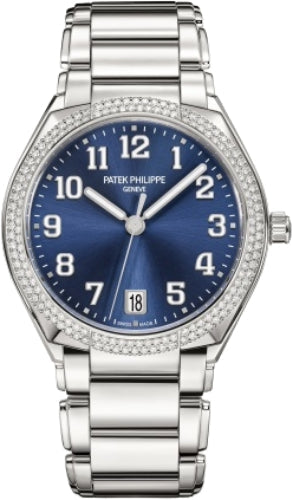 Patek Philippe Twenty~4 Ladies Stainless Steel Blue Sunburst Dial | 7300/1200A-001