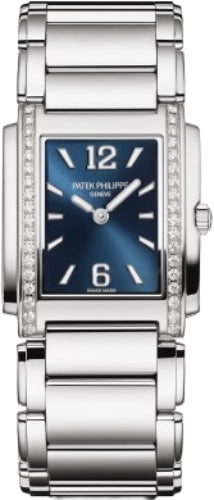 Patek Philippe Twenty~4 Ladies Blue Sunburst Dial Stainless Steel | 4910/1200A-001