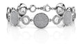 Pave Circle Diamond Bracelet with 3.43 ct.(finished) 1.1mm - Luxury Time NYC