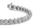 Pentagon Diamond Bracelet with 5.31 ct.(finished) 1.7mm, 2.2mm - Luxury Time NYC