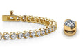 Round Prong Set Lab - Grown Diamond Tennis Bracelet with 6.02 ct.(finished) 3.2mm - Luxury Time NYC