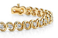 S Link Diamond Bracelet with 1.08 ct.(finished) 1.9mm - Luxury Time NYC