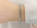 Scoop Link Diamond Tennis Bracelet with 10.08 ct.(finished) 4.3mm - Luxury Time NYC