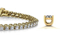 Scoop Link Diamond Tennis Bracelet with 3.98 ct.(finished) 2.7mm - Luxury Time NYC